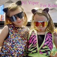 Outdoor Eyewear PIT VIPER XS Kids Polarized Glasses Sport Cycling Sunglasses Mtb Bike Bicycle Goggles Boys Girls UV400 With Box 221122