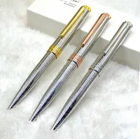 Luxury Fashion CT Silver Gold Green Ballpoint Pens Stationery Office School Supplier Cute Classic Design Writing Refill Pen Promot9450981