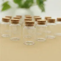 Storage Bottles 6 Pcs lot Pieces 37 60mm 40ml Small Glass Bottle Stopper Test Tube Spice Containers Jars Vials Cork