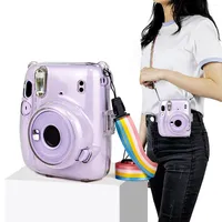 Digitalkameror Kids för pografi och videokamera resistantcase Instant Clear Case Cover Instax Protective 11 Drop Mini Po
