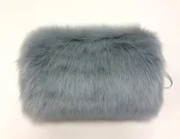 Faux Fur Winter Hand Muff Ivory White Black Red Color Cheap Warm Bridal Handwarmers Wedding Gloves Accessories6263426