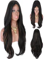 Brazilian Virgin Human Hair Lace Front Wig Loose wave Highlight Color 1bT30 Ombre Full Lace Wigs Pre Plucked Natural Hairline for 6977960