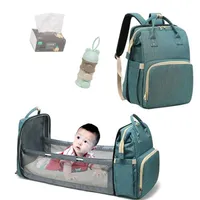 Momy sac Bassinet pour lit bébé pliable sac à dos new-né voyage en intérieur sac à dos respirant en nourrisson de couchage 270d