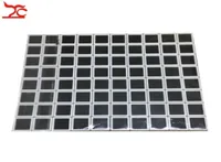 80Pcs Plastic Square Loose Diamond Display Package Box White Gem Case Black Memory Foam Pad Beads Pendant Box Showcase 332cm3862483