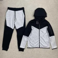 Men&#039;s Suits 2022 Spring And Autumn Men&#39;s Sports Suit Hooded Jacket High Quality Tech Cotton Outdoor Leisure Couples