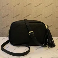 2023 Lady Bag Handväskor handväska kvinnor läder tofs axel väskor lyxiga designers messenger väskor sooho mode plånböcker totes 6 colorf