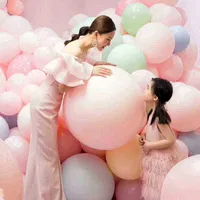 100pc/pacote 5pcs/lote 36 polegadas balões jumbo pastel grande hélio macaron balão rosa látex balão de casamento decoração w2202223