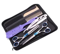 Hair Scissors Barber Hairdressing Reserved Teeth 6quot Stainless Purple Dragon Cutting Thinning Right Hand 11269782045