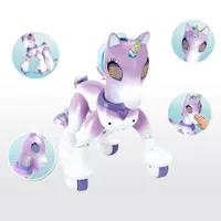전기 RC 동물 창조적 원격 제어 RC 말 유니콘 로봇 귀여운 동물 지능형 유도 전기 모델 애완 동물 로봇 어린이 장난감 221122
