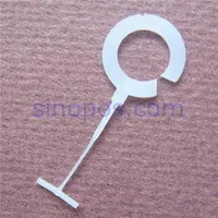 STD Tag Gun Ring Pins 15mm garment label tag circle J hook pin cap scarf fabric swatch sock plush rack wire display hanger1185p