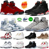 OG Jumpman Men Basketball Shoes Retro 6 6s Lows Mens Reverse Mocha Sneakers Bred Chicago Outdoor Sports Trainers 36-47 EUR