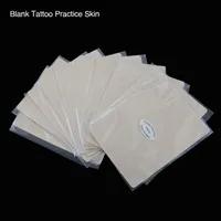 Tattoo Practice Skin Sheet 10Pcs Lot Blank Plain for Machine Supply Kit 20 x 15cm - pmu microblading255G