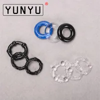 Yutong 3pcs Silicone Cock Rings Delay Eiaculazione Penis per adulti Nature Products for Men Couple Game291V
