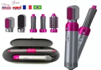 Hair Dryer Brush Automatic Curler Professional Curling Iron Straightener Comb Styling Tools Blow Home 2201132650685