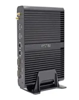 2019 Hystou Newest Core I7 5500U Mini без фанатов Mini с двойным RS232 COM -портом 1 SD -карта 8 USB Dual Gigabit LAN Desktop Computer