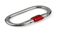 Cords Slings And Webbing Carabiner Outdoor Rock Climbing O Shape Safety Quickdraws 25KN Alloy Steel Mountaineering Screwgates Pro