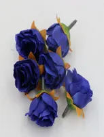 500pcs 7color Tea Rose Flor Head Artificial Flower Wedding Decorating Flowers Za811802967