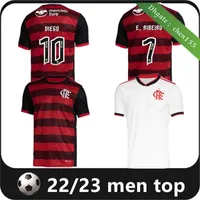 Flamengo 축구 유니폼 22 23 홈 어웨이 David Luiz Diego E.Ribeiro Gabi 축구 셔츠 남자 Thiago Maia Pedro de Arrascaeta Camisa 2022 2023