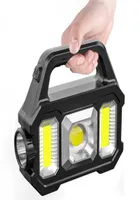 Portable Household Sundries Multifunctional Led Spotlight Super Bright Led Work Light Searchlight Solar USB Rechargeable Outdoor C1024247