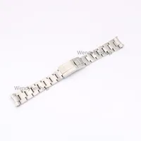 Carlywet 20mm 316L Paslanmaz Çelik İki Ton Altın Gümüş Katı Kavisli Uç Bağlantı Dağıtım Toka Bileği Saat Band Strap Bracelet207i