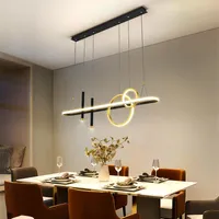 H￤nglampor minimalistisk restaurang ljuskrona modern enkel matbordslampa designer ljus lyx nordisk kreativ ledbar lampor