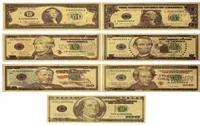 Multiple Banknote 45th President of American Gold Foil US Dollar Bill Set Fake Money2988695