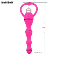 SSCC Sex Toy Massager Mwoiiowm Anal Vibrator G-Spot Estimulando perlas vibrantes Masturbaci￳n de tap￳n de tope Adulto para mujeres Toyes er￳ticos