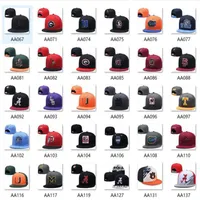 Logotipo estadounidense Alabama Black Mens and Women Trucker Cap Ball Styles Custom Vintage Mesh Hats Crimson Tide Team Elephant A2263F