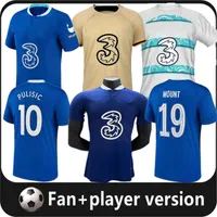 22 23 CFC Soccer Jerseys Lukaku Pulisic Mount Havertz Ziyech Chilwell 2022 2023 Football Shirt Men Player Version Werner Hudson Odoi Kante