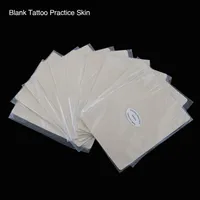 Tattoo Practice Skin Sheet 10Pcs Lot Blank Plain for Machine Supply Kit 20 x 15cm - pmu microblading264s