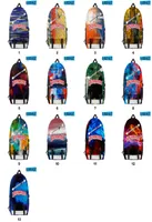 13 Styles BACKWOODS Diagonal Zipper Cigar Ink Painting Bags Backpack for Men Boys Laptop 2 Straps Travel School Shoulders Bag9161080