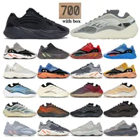 700 V2 V3 running shoes for men women Solid Grey Cream Sun Bright Mauve Hospital Blue Wash Orange Enflame Amber trainers sports sneakers with box