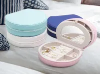 Travel Jewelry Packaging Box Casket Cosmetics Organizer Rings Earring Case Necklace Nail Polish Beauty Container Accessories