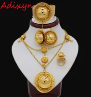 Adixyn Ethiopian Gold Jewelry Sets for Women ablicanigongongosudan eritrea habeshaウェディングブライダルギフトh10223134734
