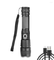 Lighting Drop Most Powerful 5 Modes Usb Zoom Led Torch 18650 Or 26650 Battery Camping Outdoor