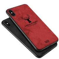 Deer Head Design Cell Phone Cases for Apple iphone xr xs max x 8 7 6 6s plus Mobile Phone Leather Case