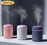 HiPiCok Ultrasonic Air Humidifier Aromatherapy Diffuser for Home Car Aroma Essential Oil Diffuser USB Fogger Mist Maker LED Lamp 23851422