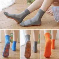 Мужские носки батут для взрослых силиконовые точки против скольжения.