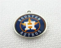 Baseball Houston Dangle Charms Mix Style DIY Pendant Bracelet Necklace Earrings Snap Button Jewelry Accessories9802856