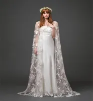Bridal Cape Jackets Floor Length Lace Shawl Cloak New Long Bolero Shawl Coats Bridal Accessories Wedding Events Wraps 9939685