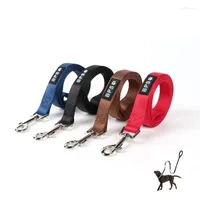 Dog Collars 1.5X120cm Nylon Leash For Small Dogs Cats Colorful Pet Puppy Kitten Running Training Walking Collar Lead Strap Belt