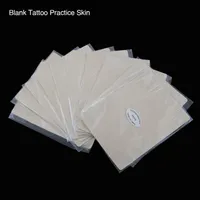 Tattoo Practice Skin Sheet 10Pcs Lot Blank Plain for Machine Supply Kit 20 x 15cm - pmu microblading239W