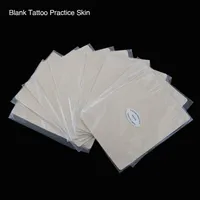Tattoo Practice Skin Sheet 10Pcs Lot Blank Plain for Machine Supply Kit 20 x 15cm - pmu microblading285B