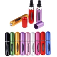 5ML Refillable Perfume Spray Bottle Aluminum Spray Atomizer Portable Travel Cosmetic Container Perfumes Bottles DH847