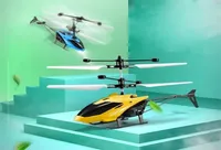 Parkten Electric RC Flying Helicopte Kids Flight Plane Infrared Inducture Aircraft 원격 제어 LED 가벼운 야외 장난감 2206207312659