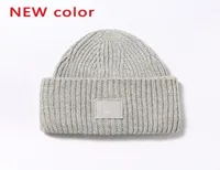 Beanieskull Caps 31 색 남성과 여성을위한 캐주얼 니트 모자 가을 겨울 자수 여드름 캡 야외 유지 따뜻한 두꺼운 두개골 8301906