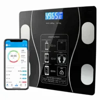 USB Bluetooth Scales Пол веса массы тела Scale Smart ЖК -дисплей масштаб масла тела жирная вода мышца МАССА ИМТ 180 кг H1229198A