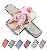 Baby Changing Mat Portable Foldable Washable Waterproof Folding Bag Baby Changer Diaper Pad Floor Mats Mattress Bedding Set 2107167334637