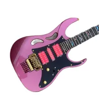 LvyBest Purple 7V Electric Guitar Professional Heavy Metal Band gjord av Masters Gratis leverans till Home Guitars Guitarra