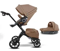 Коляски Baby Luxury Stroller 3 в 1luxury High Land Scape Dram Bacgy Bassinet для рожденных автомобильных сидений De6644936